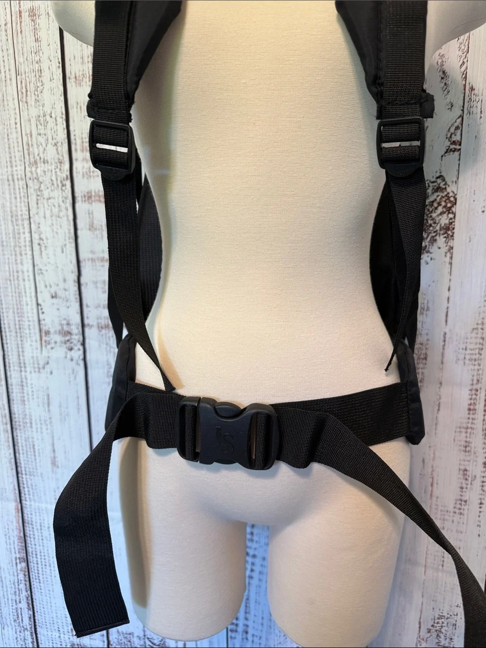 Jansport Black Hiking Backpack with Multicolor Accents